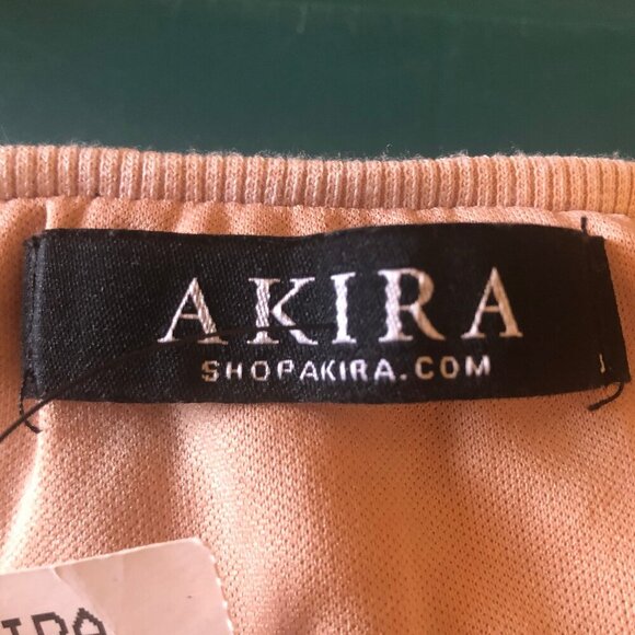 NWT Akira Chimera rose gold sequined mini skirt sz L - Picture 6 of 8